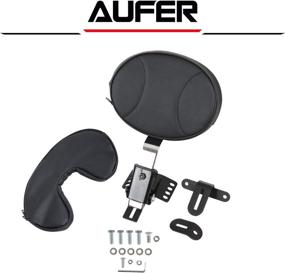 img 1 attached to 🔌 AUFER Customizable Plug-in Driver Rider Backrest for 1997-2022 Touring Road King Street Glide Road Glide Electra Glide Models with Adjustable Features