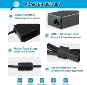 img 1 attached to DTK 90W Acer Laptop Charger - Power Supply Source With 5.5X1.7Mm Connector, Compatible With 75W And 65W Notebook PCs, 19V 4.74A AC Adapter