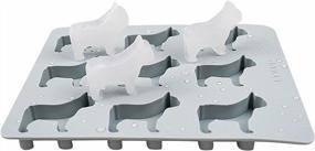 img 4 attached to Silicone French Bulldog Dog Shape Ice Cube Tray And Treat Mold, 9 Cavities