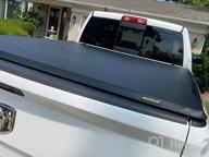 img 1 attached to Premium Soft Vinyl Tonneau Cover For Dodge Ram 1500/2500/3500 - Fits 6.4/6.5 FT Feed Bed - Easy Roll-Up Design - Compatible With 2002-2018 Models - No RamBox On Top - Fleetside Only review by Mike Littlejohn