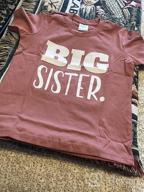 img 1 attached to Sister Announcement Toddler Shirts: Promoted Girls' Clothing Collection featuring Tops, Tees & Blouses review by Karthikeyan Behm