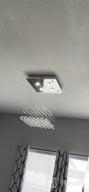картинка 1 прикреплена к отзыву Saint Mossi 3-Light Crystal Chandelier For Modern Homes: Elegant And High-Quality Fixtures For Ceiling And Pendant Lighting, H18 X W12 X L12 от Leo Black