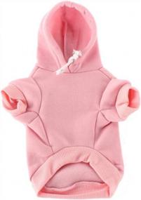 img 2 attached to Толстовка с капюшоном для маленьких собак с принтом I Love My MOM - JIEYA Pet Sweatshirt Pullover Coat For Puppy