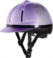 protect your head with troxel legacy schooling helmet logo