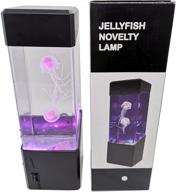 🎨 color changing led jellyfish tank night light - electric mood lamp for kids, children, home decor - ideal gift for room ambiance logo