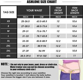 img 1 attached to Get The Perfect Hourglass Figure With ASHLONE Women'S Latex Waist Trainer!
