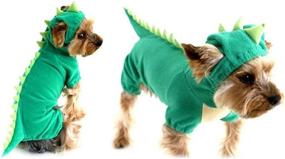 img 2 attached to NACOCO Dog Dinosaur Costume: Vibrant Green Pet Clothes for Medium & Large Dogs