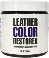 leather hero color restorer & applicator - renew & repair leather & vinyl - sofa, purse, shoes, car seats, couch 4oz (red) логотип