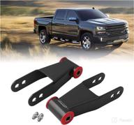 lowering shackle compatible silverado replaces logo