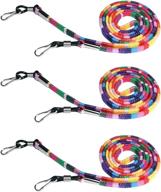 📿 lanyards for adults (3 pack) – eyeglass lanyard set, occupational health & safety products, and personal protective equipment логотип