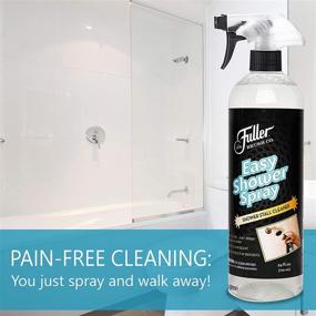 img 1 attached to 🚿 24 oz Fuller Brush Easy Shower Spray - No Rinse & Scrub Daily Bathroom Cleaner - Quick After Bath Cleaning Solution for Grime, Soap Scum & Mildew on Glass Doors & Tiles