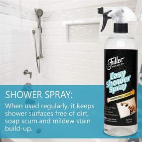 img 3 attached to 🚿 24 oz Fuller Brush Easy Shower Spray - No Rinse & Scrub Daily Bathroom Cleaner - Quick After Bath Cleaning Solution for Grime, Soap Scum & Mildew on Glass Doors & Tiles