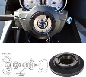 img 3 attached to SEO-Optimized Kyostar Short Hub Steering Wheel Adapter for BMW Z4 Z4M E85 (2001-2006) - SRK-E46H