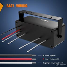 img 1 attached to Nilight 4 Gang Rocker Switch Box: QC 3.0 USB Charger, Voltmeter, Waterproof Panel for Boats, RVs, Trucks - 2 Years Warranty