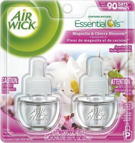 img 1 attached to 🌸 Air Wick Scented Oil White Lilac, Magnolia & Cherry Blossom Twin Refill - Long-lasting Fragrance, Pack of 3