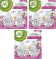 🌸 air wick scented oil white lilac, magnolia & cherry blossom twin refill - long-lasting fragrance, pack of 3 логотип