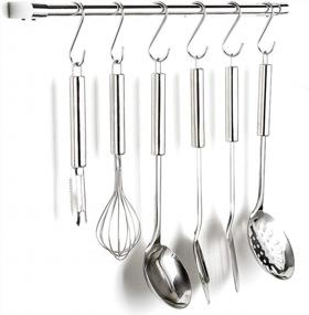 img 1 attached to 20 Pack 4 Inch Heavy Duty Silver S Hooks - Versatile Hanging Hangers For Kitchen, Bathroom, Bedroom, And Office: Perfect For Pans, Pots, Coats, Bags, Plants, And More!