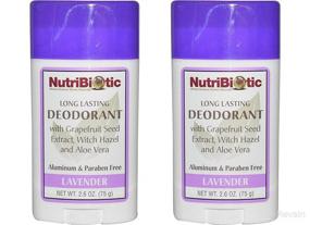 img 1 attached to NutriBiotic Lavender Deodorant Grapefruit Aluminum