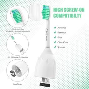 img 3 attached to Pisonicleara CleanCare Toothbrush Replacement - Compatible with Various Models