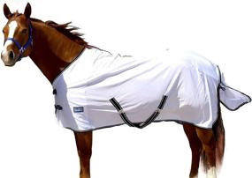 img 4 attached to 🐴 BasEQ Standard Neck Fly Sheet: Ultimate Protection for Horses, Unmatched Comfort and Durability