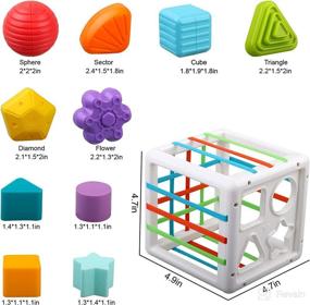 img 2 attached to Baby Sensory Shape Sorter Blocks