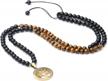 108 bead japa mala necklace with coai tree of life pendant for spiritual wellness logo