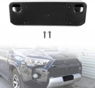 voodonala для 4runner передний кронштейн крепления номерного знака для toyota 4runner 2010-2020, черный abs логотип