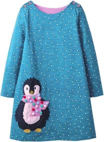 img 4 attached to VIKITA Toddler Dresses Sleeve LH5805 Girls' Clothing : Dresses