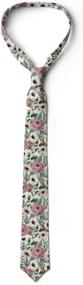 img 1 attached to 🌵 Men's Green Cactus Flowers Necktie - Ambesonne Accessories for a Stylish Look