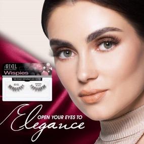 img 2 attached to Pack Of 4 Ardell Wispies Black False Eyelashes For Enhanced Eye Glamour