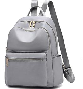 img 4 attached to Nylon Travel School Women's Handbags & Wallets - Fashion Backpacks for Women