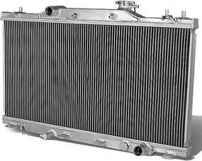 img 2 attached to 🚗 High-Performance 2-Row Full Aluminum Radiator for 2002-2006 Acura RSX by DNA Motoring