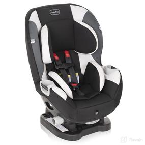 img 2 attached to 🚗 Enhance Safety and Comfort with Evenflo Triumph LX Convertible Car Seat, Charleston