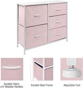 img 2 attached to Sorbus Dresser Drawers Furniture Accessories Furniture : Bedroom Furniture