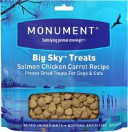 🐾 nutrientlock freeze dried dog and cat treats: made in the usa, protein-rich, all natural, limited ingredients - monument big sky treats logo