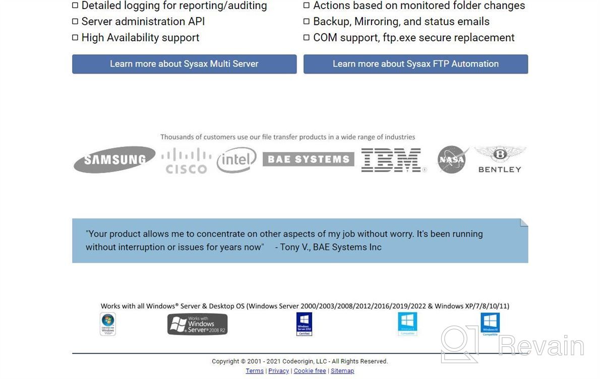 img 1 attached to Sysax Multi Server review by Damien Krzywicki