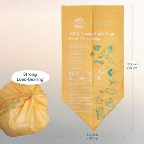 img 2 attached to 100 Count Of Moonygreen Compostable Small Trash Bags, 2.6 Gallon Capacity, Extra Thick 0.87 Mils - Certified By US BPI And ASTM D6400 For Composting Food Scraps And Kitchen Waste