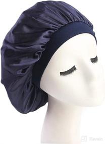 img 1 attached to Sleeping Bonnet for Women - Beauty Care and Personal Relaxation