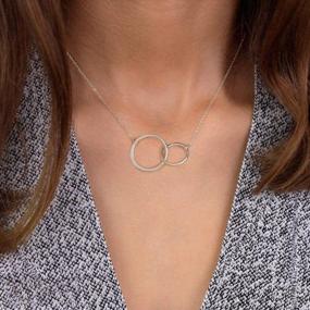 img 3 attached to Gift Ideas For Her: IEFLIFE Necklaces - Cross, Infinity Circle & Stethoscope Styles!