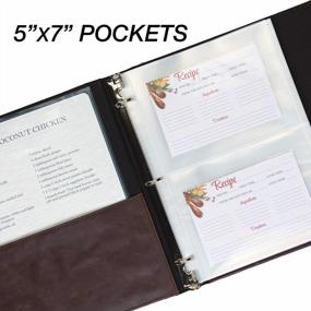 img 1 attached to Samsill 5X7 Photo Album Refills - 100 Pack, 400 Pictures Capacity, Fits 3-Ring Binder