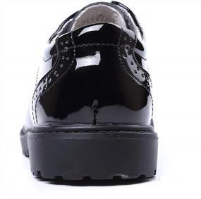 img 2 attached to Comfortable Oxford Dress Shoes For Boys And Girls: DADAWEN'S Classic School Uniform Loafers (Toddler - Big Kid)