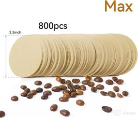 img 2 attached to ☕ Laicky 800 Count Unbleached Replacement Paper Filter Packs for Aerobie Aeropress Coffee Makers - Round Coffee Filters for Enhanced Brewing Experience