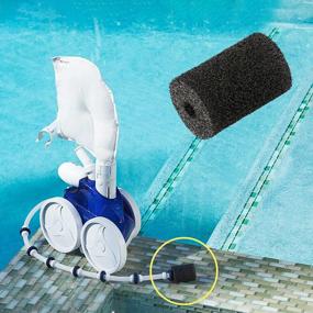 img 2 attached to Keep Your Pool Spotless With GiBot'S Professional Sweep Hose Scrubber Tail Replacement Scrubbers – Compatible With Polaris Vac-Sweep Pool Cleaners