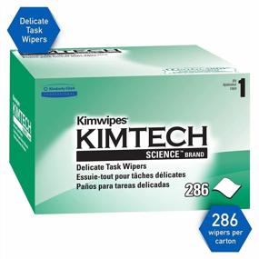 img 2 attached to 🧻 Kimberly-Clark PROFESSIONAL Kimwipes Delicate Task Kimtech Science Wipers - 34155 White, 1-PLY - Buy in Bulk: 60 Pop-Up Boxes / Case, 280 Sheets / Box, 16,800 Sheets / Case