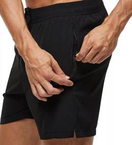 img 4 attached to Stay Stylish And Comfortable With Yuyangdpb Men'S Quick-Dry Swim Trunks