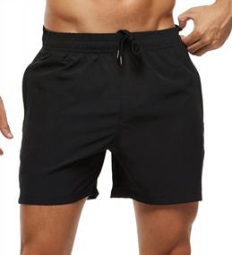 img 3 attached to Stay Stylish And Comfortable With Yuyangdpb Men'S Quick-Dry Swim Trunks