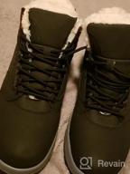 img 1 attached to High Top Winter Snow Boots For Men And Women - Non Slip Hiking Booties With Warm Fur Lining For Outdoor Adventures review by Peter Montoya