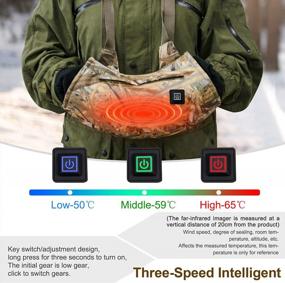 img 3 attached to Оставайтесь в тепле и уюте: муфта MDSTOP с подогревом для активного отдыха в холодную зиму (батарейки в комплект не входят)