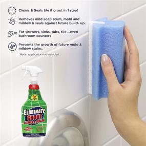 img 3 attached to 🧼 UNELKO Clean-X Invisible Shield 2-Pack: Revolutionary Hydrogen Peroxide Grout Cleaner & Sealer – 25 fl. oz.