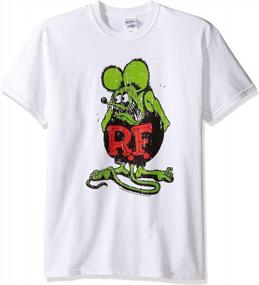 img 2 attached to 👕 Distressed Graphic T-Shirt - T Line Ratfink Design for Enhanced SEO